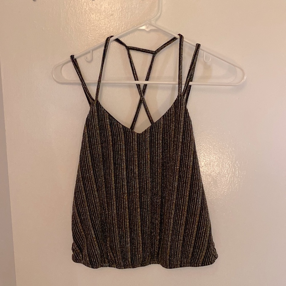 Black Shimmer Top
